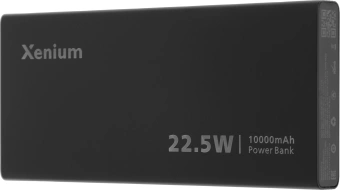 Мобильный аккумулятор Xenium CTP2210 10000mAh 22.5W 5A 2xUSB-A/USB-C серый (CTP2210BK/00) - купить недорого с доставкой в интернет-магазине