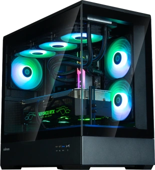Корпус Zalman P30 V2 черный без БП mATX 1x80mm 3x120mm 1xUSB2.0 1xUSB3.0 audio bott PSU - купить недорого с доставкой в интернет-магазине