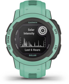 Смарт-часы Garmin Instinct 2S Solar Tactical 20мм 1.3" AMOLED корп.черный/мятный рем.мятный (010-02564-02) - купить недорого с доставкой в интернет-магазине