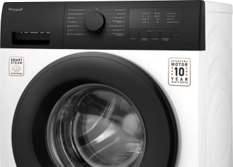 Стиральная машина Weissgauff WM 40106 Inverter Steam класс: A+++ загр.фронтальная макс.:6кг белый инвертор - купить недорого с доставкой в интернет-магазине