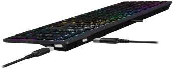 Клавиатура A4Tech FX60H серый USB slim LED (FX60H GREY/NEON) кабель 1.5м - купить недорого с доставкой в интернет-магазине