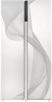 Холодильник Lex LSB530WHID WIND 2-хкамерн. белый/рисунок глянц. инвертер - цена, купить или заказать с доставкой в интернет-магазине Холодильник Lex LSB530WHID WIND 2-хкамерн. белый/рисунок глянц. инвертер - купить недорого с доставкой в интернет-магазине