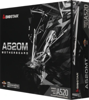 Материнская плата Biostar A520MT Soc-AM4 AMD A520 2xDDR4 mATX AC`97 8ch(7.1) GbLAN RAID+HDMI+DP - купить недорого с доставкой в интернет-магазине