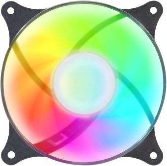 Вентилятор для корпуса GMNG GG-CF120FRGB3-PWMBK RGB 120х120x25 черный 4-pin 26дБ Ret - купить недорого с доставкой в интернет-магазине