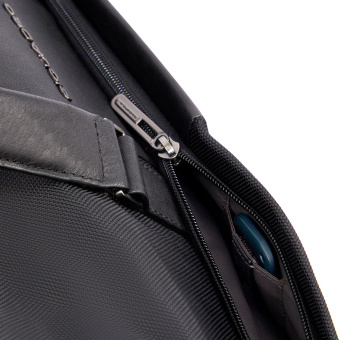 Сумка дорожная Piquadro Brief2 PA6147BR2/N черная нейлон/натур.кожа - купить недорого с доставкой в интернет-магазине