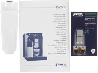 Кофемашина Delonghi ECAM550.65.SB 1450Вт черный/серебристый - купить недорого с доставкой в интернет-магазине