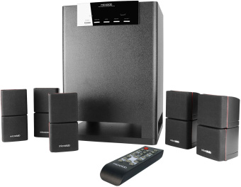 Колонки Microlab X15BT 5.1 черный 180Вт BT - купить недорого с доставкой в интернет-магазине