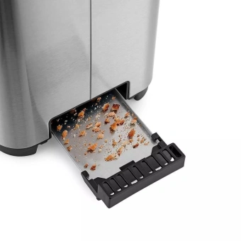 Тостер Kitfort КТ-6210 850Вт серебристый/черный - купить недорого с доставкой в интернет-магазине