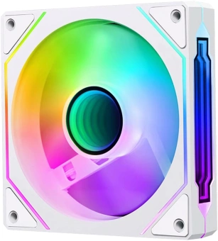 Вентилятор для корпуса Bloody CF-12 LCD ARGB 120х120x25 белый 4-pin 32дБ (упак.:1шт) (CF-12-ARGB120-WH) Ret - купить недорого с доставкой в интернет-магазине