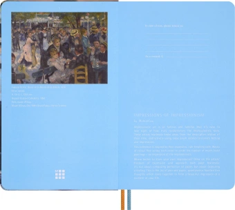 Блокнот Moleskine LIMITED EDITION MUSEE D`ORSAY SKBOXL6911S1NL Large 130х210мм обложка текстиль 176стр. линейка подар.кор. синий - купить недорого с доставкой в интернет-магазине