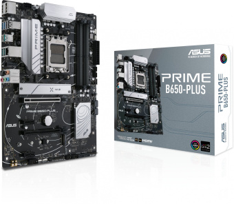 Материнская плата Asus PRIME B650-PLUS SocketAM5 AMD B650 4xDDR5 ATX AC`97 8ch(7.1) 2.5Gg RAID+HDMI+DP - купить недорого с доставкой в интернет-магазине