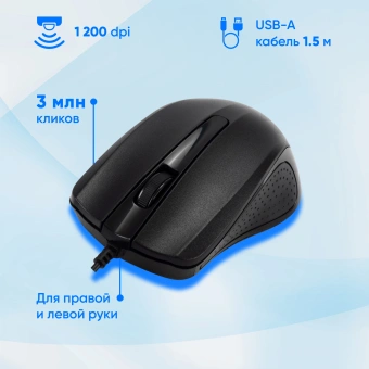 Клавиатура + мышь Оклик 600M клав:черный мышь:черный USB (337142) - купить недорого с доставкой в интернет-магазине