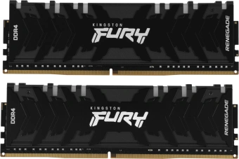 Память DDR4 2x8GB 4000MHz Kingston KF440C19RBAK2/16 Fury Renegade RGB RTL Gaming PC4-32000 CL19 DIMM 288-pin 1.35В kit single rank с радиатором Ret - купить недорого с доставкой в интернет-магазине