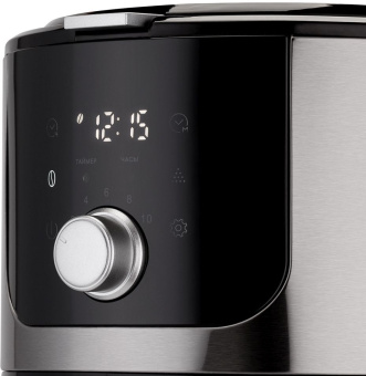 Кофемашина Kitfort КТ-782 1050Вт нержавеющая сталь/черный - купить недорого с доставкой в интернет-магазине