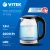 Чайник электрический Vitek VT-7095 1.8л. 2200Вт прозрачный корпус: стекло - купить недорого с доставкой в интернет-магазине