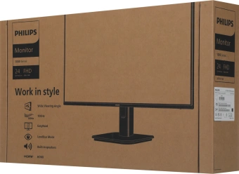 Монитор Philips 23.8" E Line 24E1N1100AW белый IPS LED 16:9 HDMI M/M матовая 1300:1 250cd 178гр/178гр 1920x1080 100Hz VGA FHD 2.51кг - купить недорого с доставкой в интернет-магазине