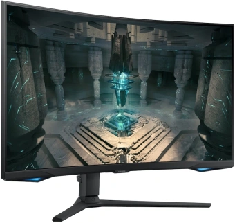 Монитор Samsung 31.5" Odyssey G6 S32BG650EUXEN черный VA LED 16:9 HDMI полуматовая HAS Piv 2500:1 350cd 178гр/178гр 2560x1440 240Hz FreeSync Premium Pro DP 2K USB 7.4кг - купить недорого с доставкой в интернет-магазине