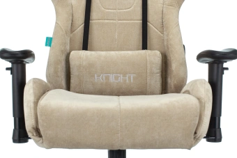 Кресло игровое Zombie VIKING KNIGHT Fabric песочный Light-21 с подголов. крестов. металл - купить недорого с доставкой в интернет-магазине
