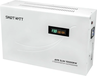 Стабилизатор напряжения Smartwatt AVR Slim 10000RW 10000ВА белый - купить недорого с доставкой в интернет-магазине