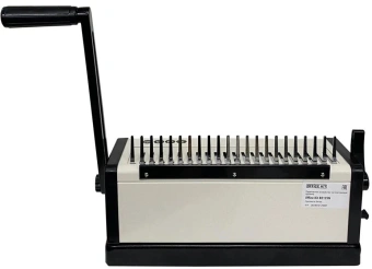 Переплетчик Office Kit B2125N A4/перф.23л.сшив/макс.500л./пластик.пруж. (4.5-51мм) - купить недорого с доставкой в интернет-магазине