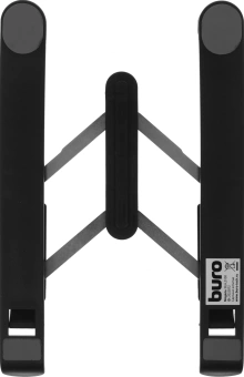 Подставка для ноутбука Buro BU-LS100 260x20x60мм 220г пластик ABS черный - купить недорого с доставкой в интернет-магазине