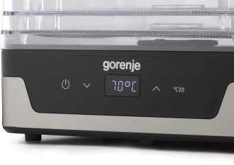 Сушка для фруктов и овощей Gorenje FDK400DE 5под. 240Вт нержавеющая сталь - купить недорого с доставкой в интернет-магазине