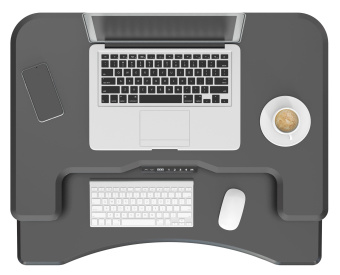 Стол для ноутбука Cactus VM-FDE103 столешница МДФ черный 91.5x56x123см (CS-FDE103BBK) - купить недорого с доставкой в интернет-магазине