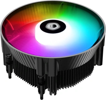 Устройство охлаждения(кулер) ID-Cooling DK-07A RAINBOW RGB Soc-AM5/AM4 черный/белый 4-pin 14-26dB Al 125W 400gr Ret - купить недорого с доставкой в интернет-магазине