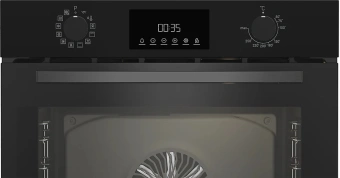 Духовой шкаф Электрический Indesit IBFTE 3841 BL черный - купить недорого с доставкой в интернет-магазине