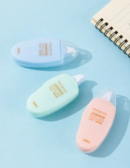 Клеющий роллер Deli EA49201 прозрачный блистер 6мм x 8м Macaron - купить недорого с доставкой в интернет-магазине