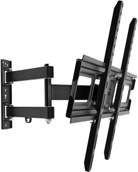 Кронштейн для телевизора Buro MF2 черный 32"-70" макс.35кг настенный поворотно-выдвижной и наклонный - купить недорого с доставкой в интернет-магазине