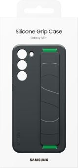 Чехол (клип-кейс) Samsung для Samsung Galaxy S23+ Silicone Grip Case черный (EF-GS916TBEGRU) - купить недорого с доставкой в интернет-магазине