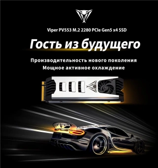 Накопитель SSD Patriot PCIe 5.0 x4 1TB PV553P1TBM28H PV553 M.2 2280 - купить недорого с доставкой в интернет-магазине