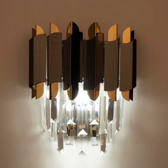 Светильник Hiper Dafna H171-2 потолоч. черный/хром - купить недорого с доставкой в интернет-магазине