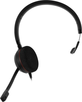 Наушники с микрофоном Jabra Evolve 20 MS Mono черный 1.2м накладные USB оголовье (4993-823-109) - купить недорого с доставкой в интернет-магазине