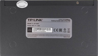 Коммутатор TP-Link TL-SF1008P (L2) 8x100Мбит/с 4PoE 57W неуправляемый - купить недорого с доставкой в интернет-магазине