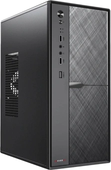 Корпус Accord ACC-1603 черный без БП mATX 1x80mm 2xUSB2.0 audio - купить недорого с доставкой в интернет-магазине