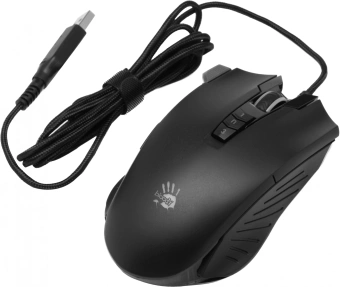 Мышь A4Tech Bloody V9M черный оптическая 6200dpi USB 9but - купить недорого с доставкой в интернет-магазине