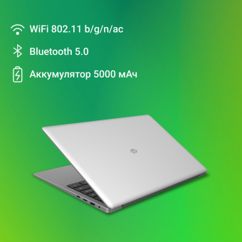 Ноутбук Digma EVE C5403 Celeron N4020 4Gb SSD128Gb Intel UHD Graphics 600 15.6" IPS FHD (1920x1080) Windows 11 Professional silver WiFi BT Cam 5000mAh (DN15CN-4BXW02) - купить недорого с доставкой в интернет-магазине