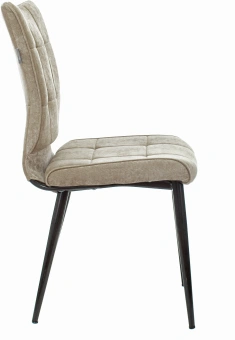 Стул для дома Бюрократ CH-K10 песочный Light 21 металл черный на ножках (CH-K10_1/LT21) - купить недорого с доставкой в интернет-магазине