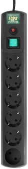 Сетевой фильтр Most RG 3м (6 розеток) черный (коробка) - купить недорого с доставкой в интернет-магазине