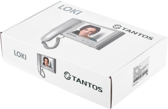 Видеодомофон Tantos Loki белый - купить недорого с доставкой в интернет-магазине