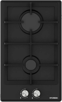 Газовая варочная поверхность Hyundai HHG 3230 BK черный - купить недорого с доставкой в интернет-магазине