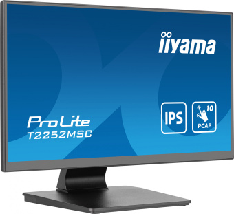 Монитор Iiyama 21.5" ProLite T2252MSC-B2 черный IPS LED 5ms 16:9 HDMI M/M глянцевая 250cd 178гр/178гр 1920x1080 60Hz DP FHD USB Touch 4.5кг - купить недорого с доставкой в интернет-магазине