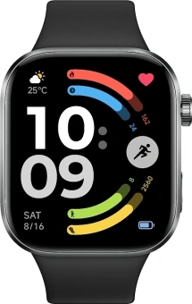 Смарт-часы Xiaomi Redmi Watch 6 2.07" AMOLED корп.черный рем.черный разм.брасл.:135-205мм (BHR08CIGL) - купить недорого с доставкой в интернет-магазине