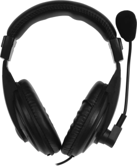Наушники с микрофоном Оклик HS-M137V черный 1.8м мониторные оголовье (614046) - купить недорого с доставкой в интернет-магазине