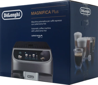 Кофемашина Delonghi Magnifica Plus ECAM320.70.TB 1450Вт титановый/черный - купить недорого с доставкой в интернет-магазине