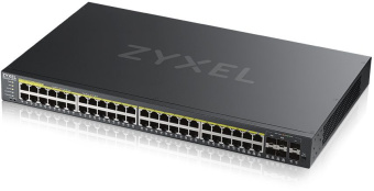 Коммутатор Zyxel GS2220-50HP-EU0101F (L2) 44x1Гбит/с 4xКомбо(1000BASE-T/SFP) 2SFP 48PoE+ 375W управляемый - купить недорого с доставкой в интернет-магазине