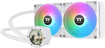Система водяного охлаждения Thermaltake TH280 V2 Ultra Snow ARGB Soc-AM5/AM4/1151/1200/1700 белый 4-pin 34.7dB Al+Cu LCD Ret (CL-W406-PL14SW-A) - купить недорого с доставкой в интернет-магазине