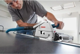 Циркулярная пила (дисковая) Bosch GKT 55 GCE 1400Вт (настольная) D диска.:165мм (0601675000) - купить недорого с доставкой в интернет-магазине